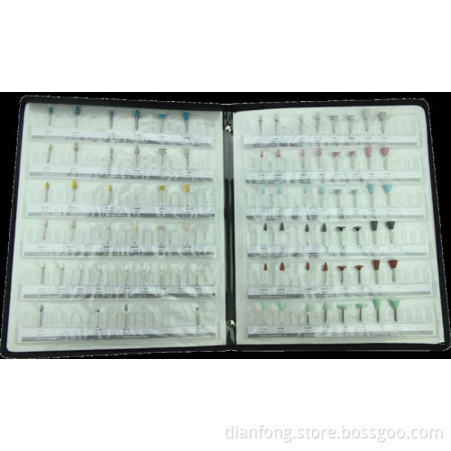 1403P Polishers Sample Folder Dental Instrument Professional Kits Polishing Sample book